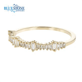 14 Karat Gold Baguette Diamond Ring - Sz. 7